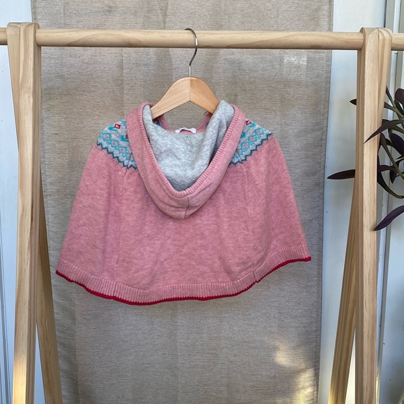 Angel Dear Hooded Poncho Sweater - Picture 2 of 7